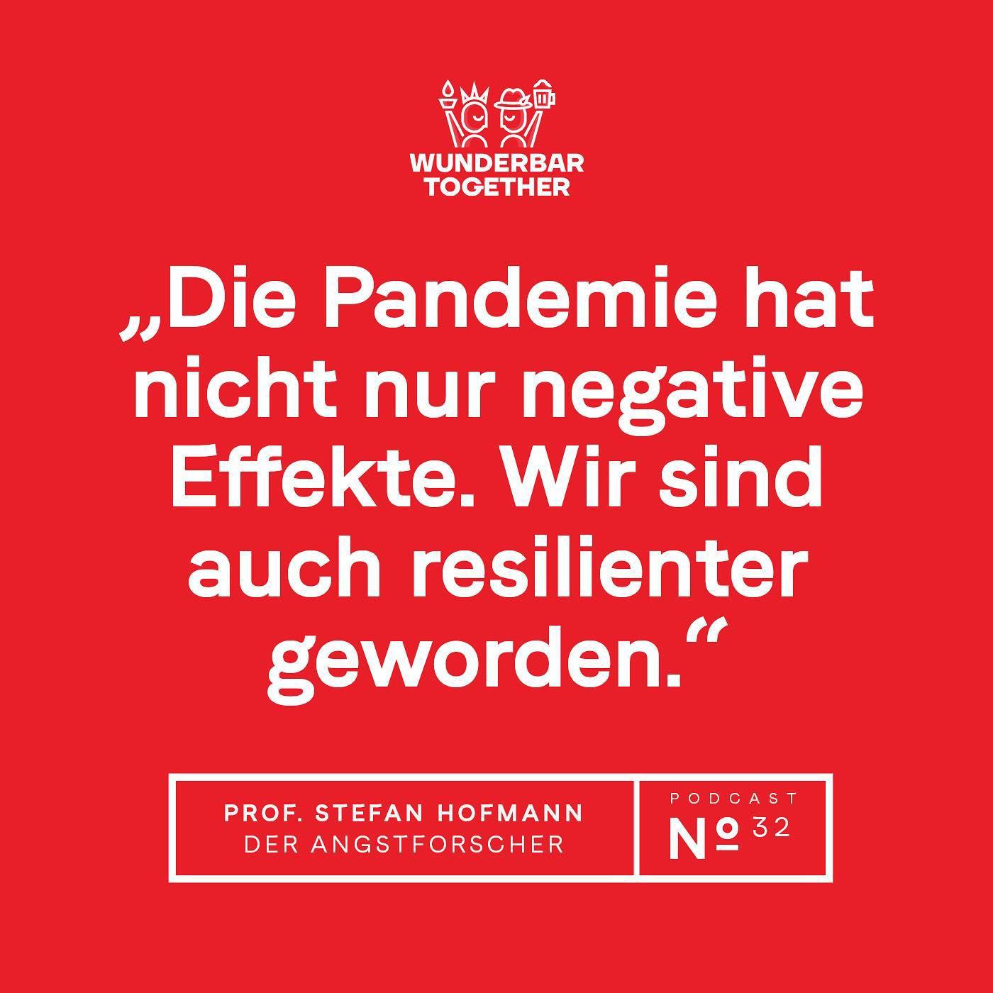 Die Pandemie hat bei uns allen Unsicherheit und Ängste ausgelöst. Warum die Pandemie nicht nur negative Effekte hat, erklärt uns Prof. Stefan Hofmann, einer der weltweit führenden Angstforscher. 

Stefan Hofmann gehört seit 2016 jährlich zu den meistzitierten Wissenschaftler*innen in seinem Fach und ist der Verfasser von Standardlehrwerken der modernen kognitiven Verhaltenstherapie. Er hat zudem 2021 eine Alexander von Humboldt-Professur, den höchstdotierten internationalen Wissenschaftspreis Deutschlands, bekommen. 

#wunderbartogether #podcast @bostonu @universitatmarburg