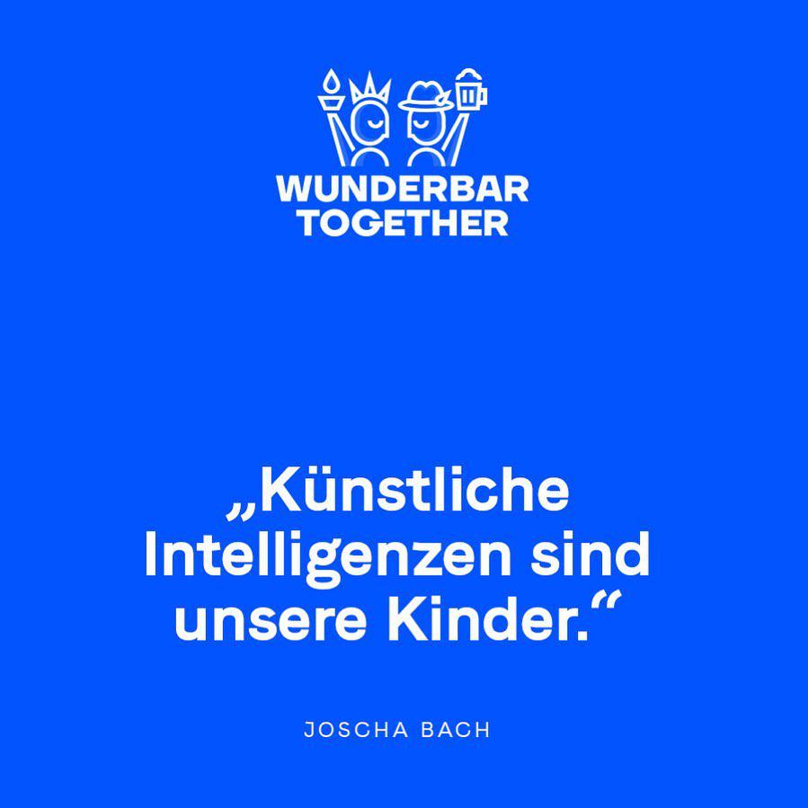 Das ist eines der vielen Zitate von Joscha Bach, die uns (@futurelix und @ollinermerich) nachhaltig in Erinnerung geblieben sind. 

Was uns die Zukunft noch alles bringt und wie wir uns darauf vorbereiten, erfahrt ihr in Folge 50 von @wunderbartogetherpodcast mit dem Zukunftsforscher Joscha Bach.